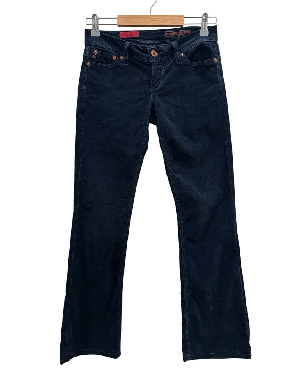 Vintage AG Adriano Goldschmied The Merlot Corduroy Pants Navy Bootcut